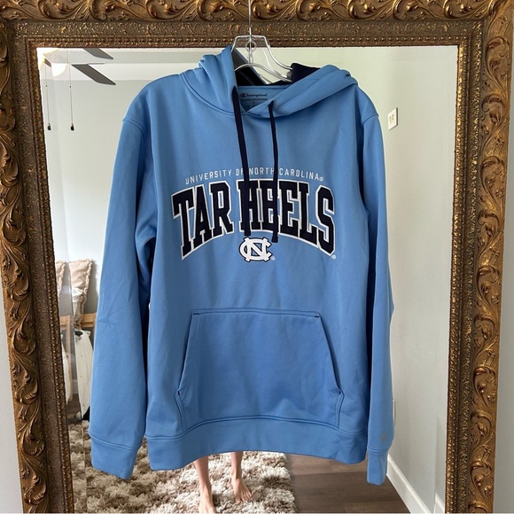 Champion Light Blue Tar Heels Hoodie - Picture 1 of 4